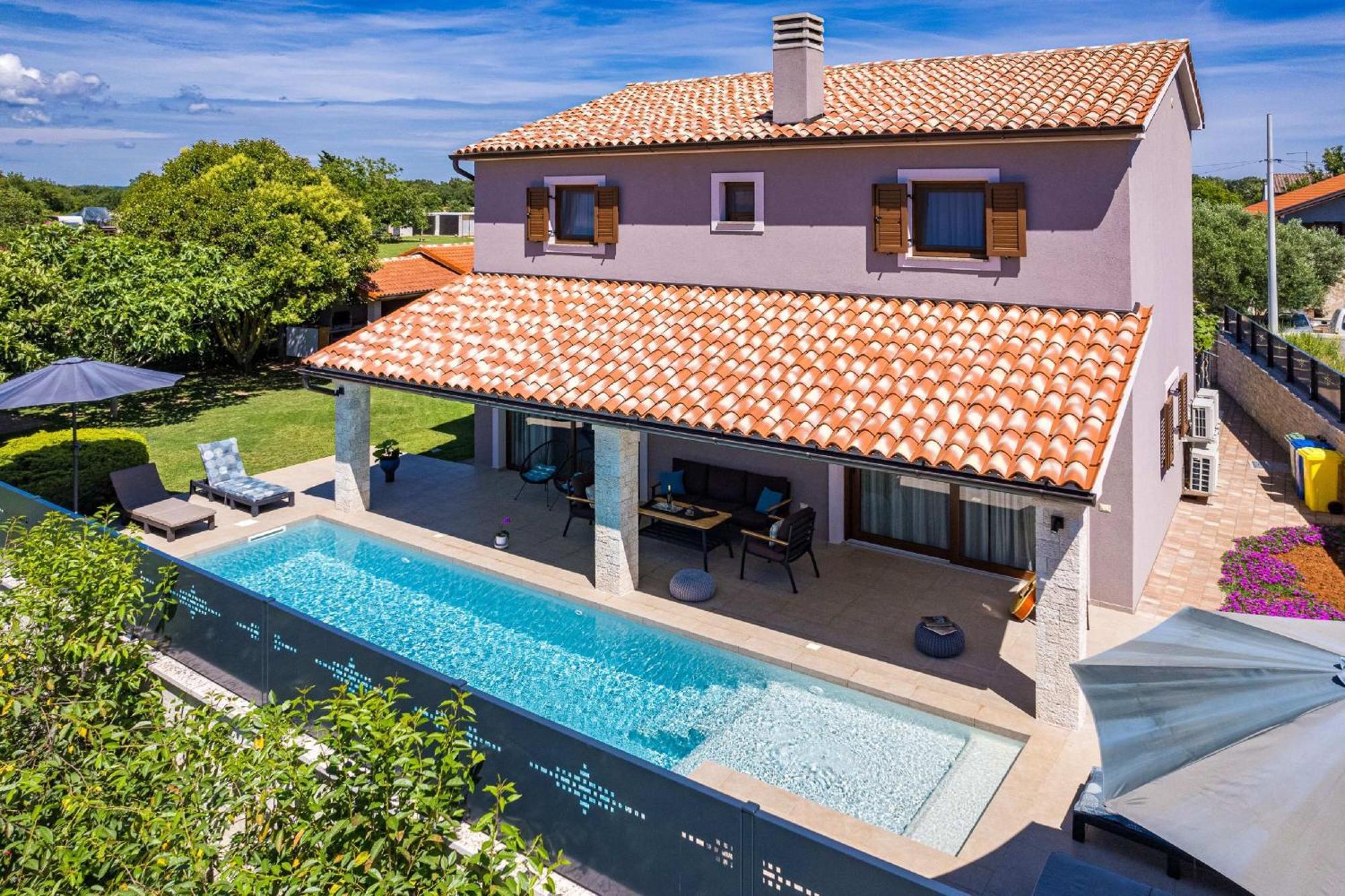 Villa Roma Near Pula For 6 People With Private Pool Jadreski Exterior photo